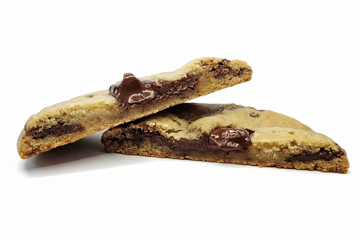 Chocolate Chunk Cookie - White Background
