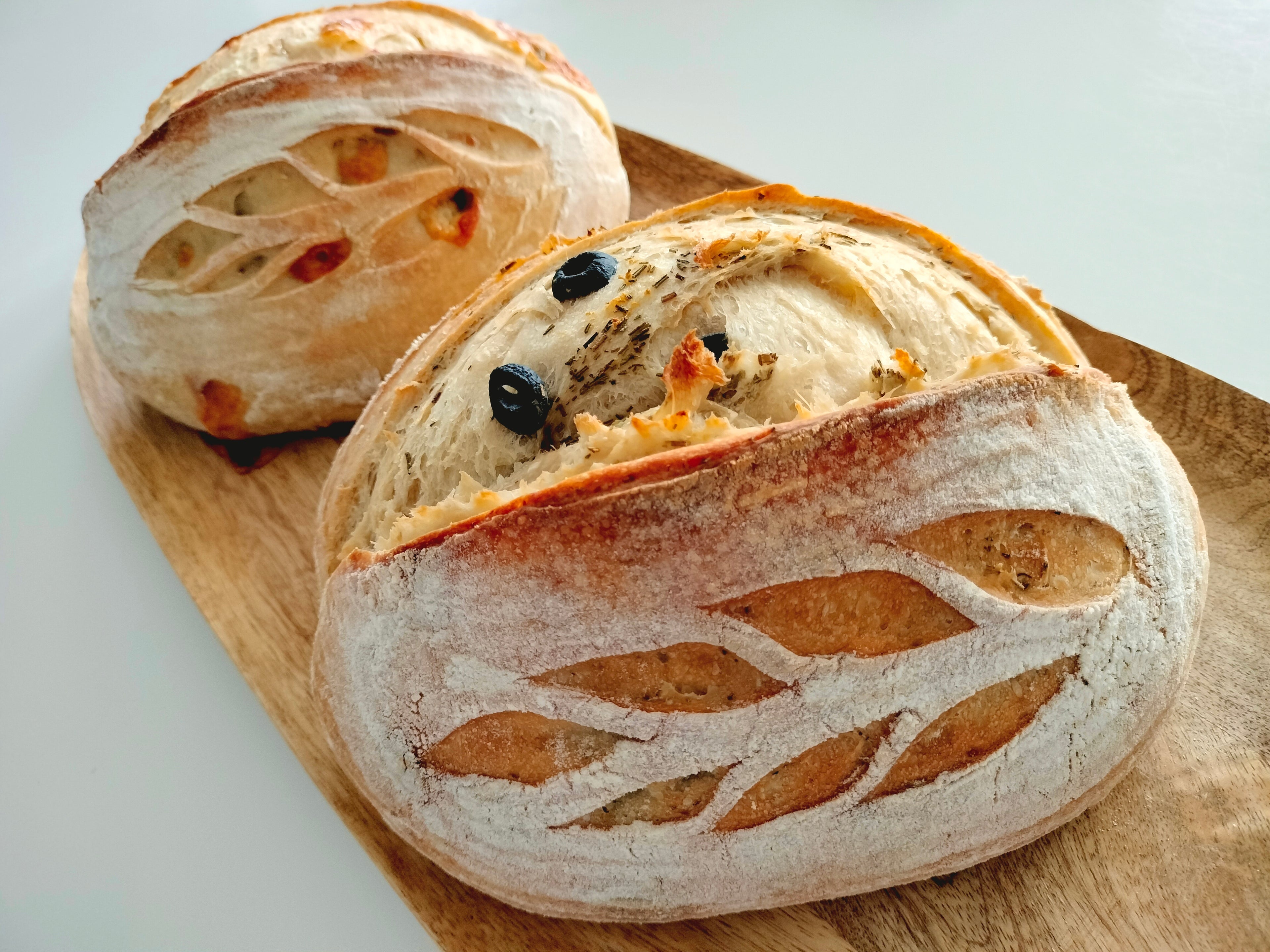Black Olive, Lemon Zest and Rosemary Sourdough