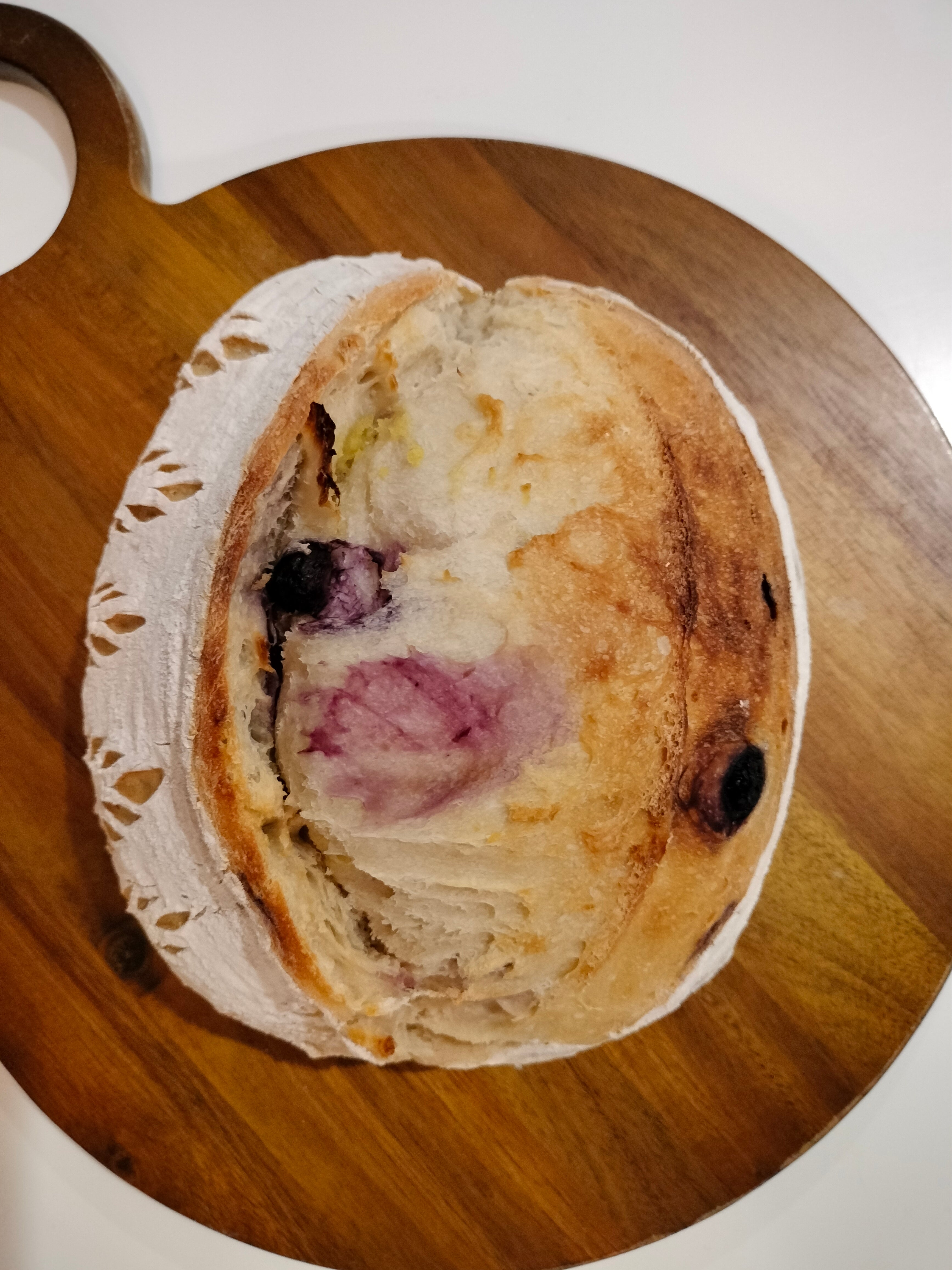 Blueberry & Lemon Zest Sourdough